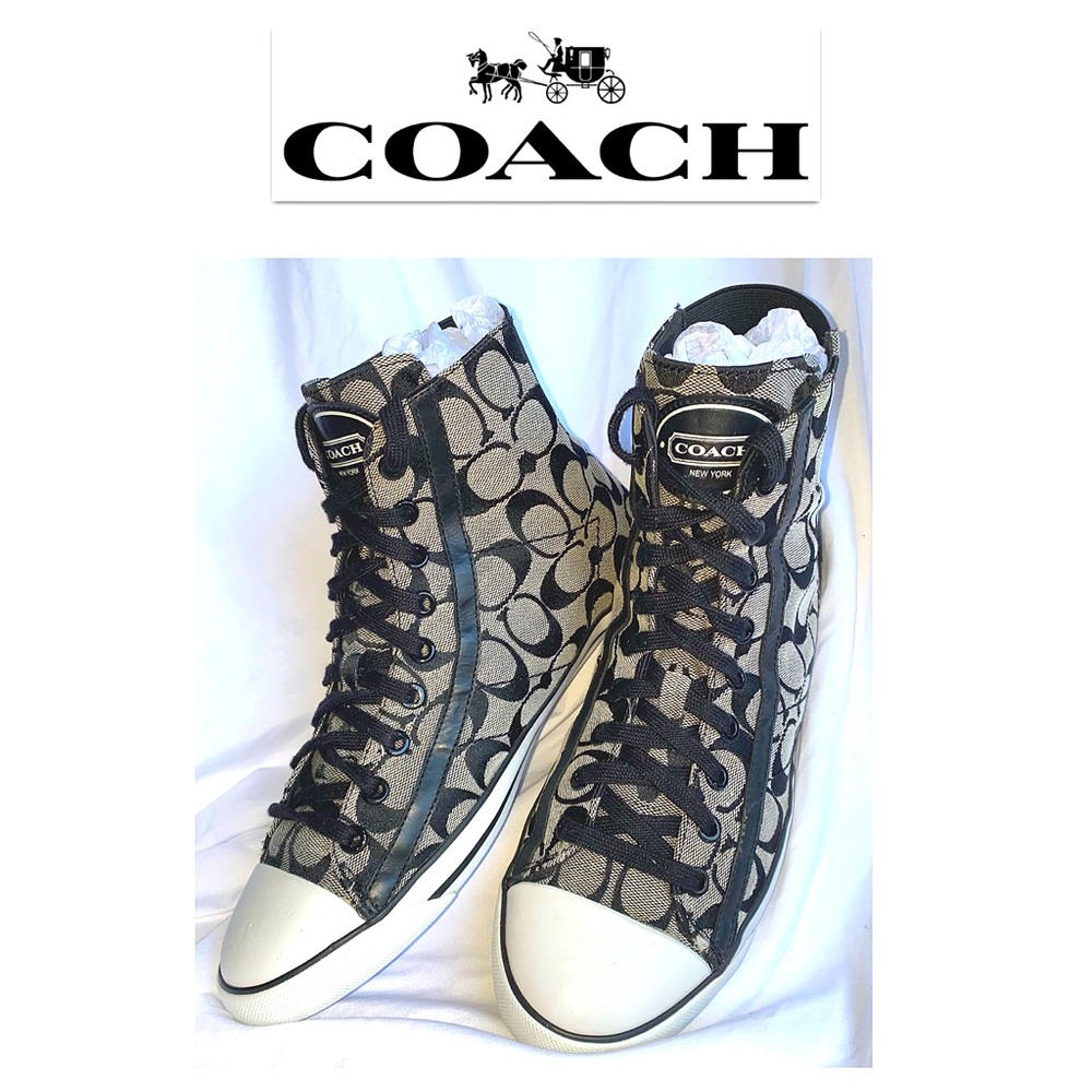 COACH Matilda Hightop Signature Sneakers 👟